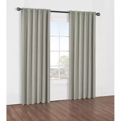 Kirklands Home Curtains & Drapes|Oatmeal Baxter Blackout Curtain Panel, 84 in. Tan