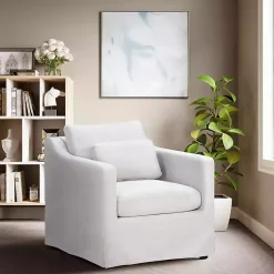 Kirklands Home Accent Chairs|Oatmeal Roosevelt Accent Chair Tan