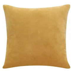 New Ochre Velvet Handmade Throw Pillow Pillows