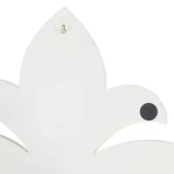 Kirklands Home Wall Plaques|Off-White Distressed Fleur De Lis Wall Decoration Ivory