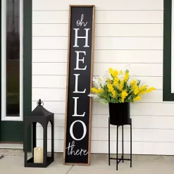 Kirklands Home Garden Decor|Oh Hello There Porch Board