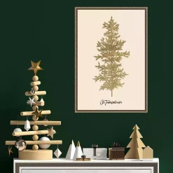 Online Oh Tannenbaum Framed Canvas Art Print Christmas Art & Wall Decor