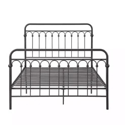 Kirklands Home Beds & Headboards|Oil Rubbed Bronze Metal Platform Full Bed Brown