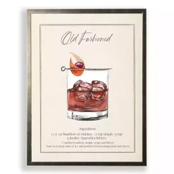 Kirklands Home Framed Art|Old Fashioned Framed Art Print Red
