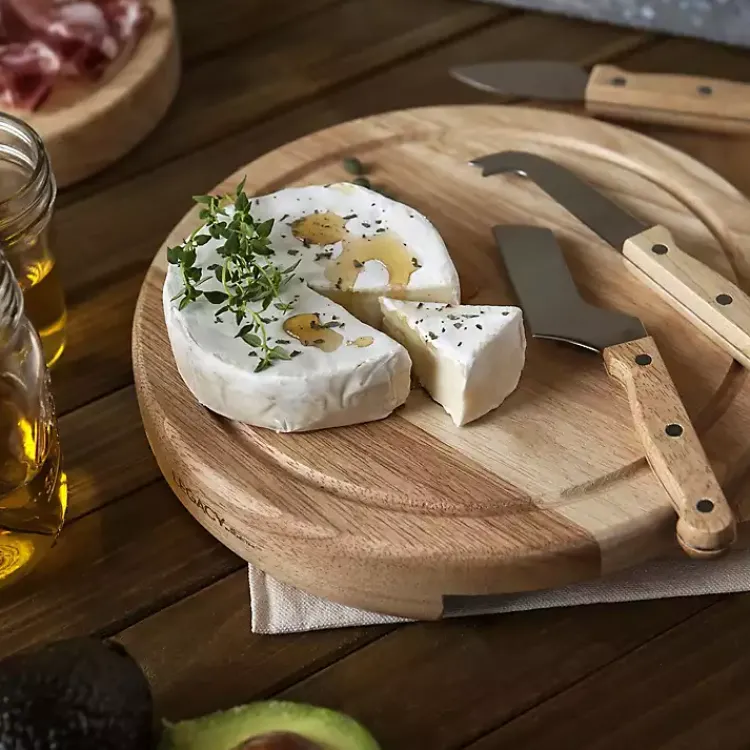 Kirklands Home Serving & Entertaining|Ole Miss Cheese Board and Tool Set Tan