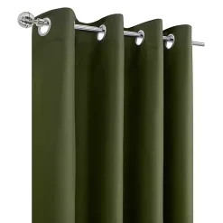 Kirklands Home Curtains & Drapes|Olive Alpine Blackout Curtain Panel, 108 in. Green