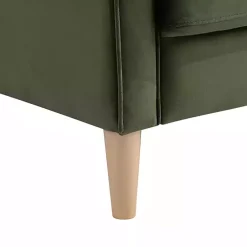 Kirklands Home Sofas & Loveseats|Olive Chelsea Modern Loveseat Green