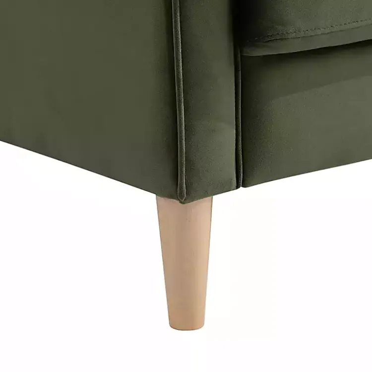 Kirklands Home Sofas & Loveseats|Olive Chelsea Modern Loveseat Green