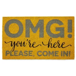 Kirklands Home Doormats|OMG You're Here Doormat