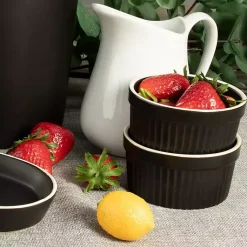 Kirklands Home Kitchen Accessories|Onyx Katy 6-pc. Kitchen Accessories Set Black