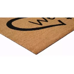 Kirklands Home Doormats|Open Heart Welcome Paws Doormat