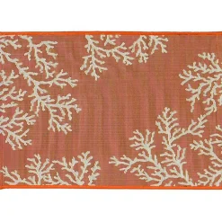 Kirklands Home Outdoor Rugs|Coral Indoor/Outdoor Rug, 2x3 Orange