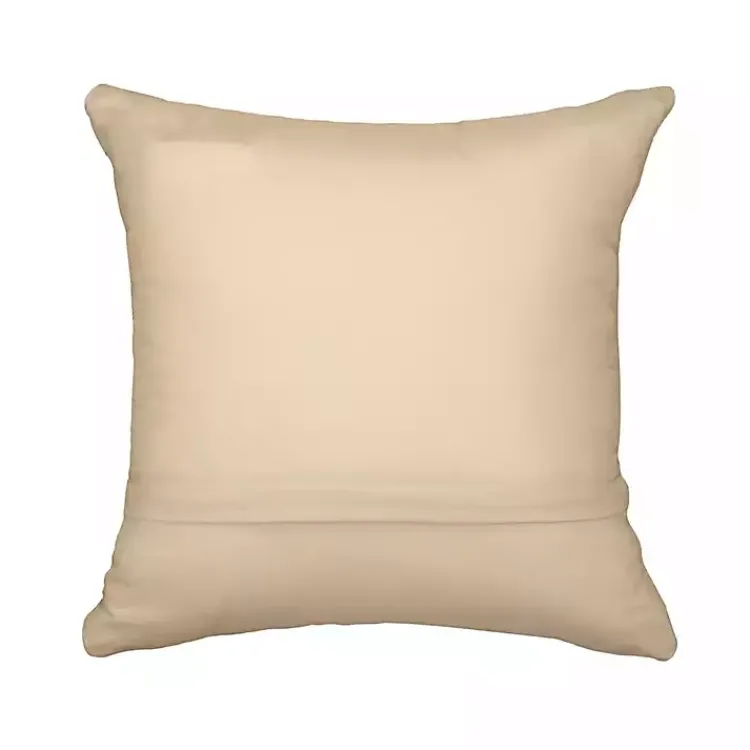Kirklands Home Outdoor Cushions & Pillows|Orange Coral Woven Outdoor Throw Pillow