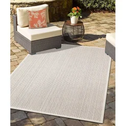 Kirklands Home Outdoor Cushions & Pillows|Orange Coral Woven Outdoor Throw Pillow