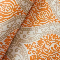 Kirklands Home Comforters|Orange Damask 5-pc. California King Comforter Set