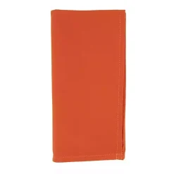 Kirklands Home Table Linens|Everyday Polyester Cloth Napkins, Set of 12 Orange