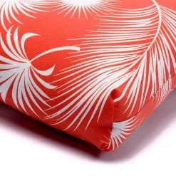 Kirklands Home Outdoor Cushions & Pillows|Floral Outdoor Chair Cushion Orange