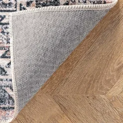 Kirklands Home Area Rugs|Orange Global Pattern Washable Runner