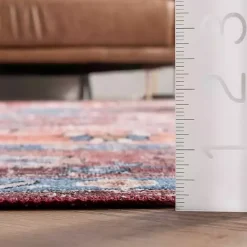 Kirklands Home Accent Rugs|Orange Medallion Washable Runner