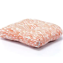 Kirklands Home Outdoor Cushions & Pillows|Patterned Outdoor Chair Cushion Orange
