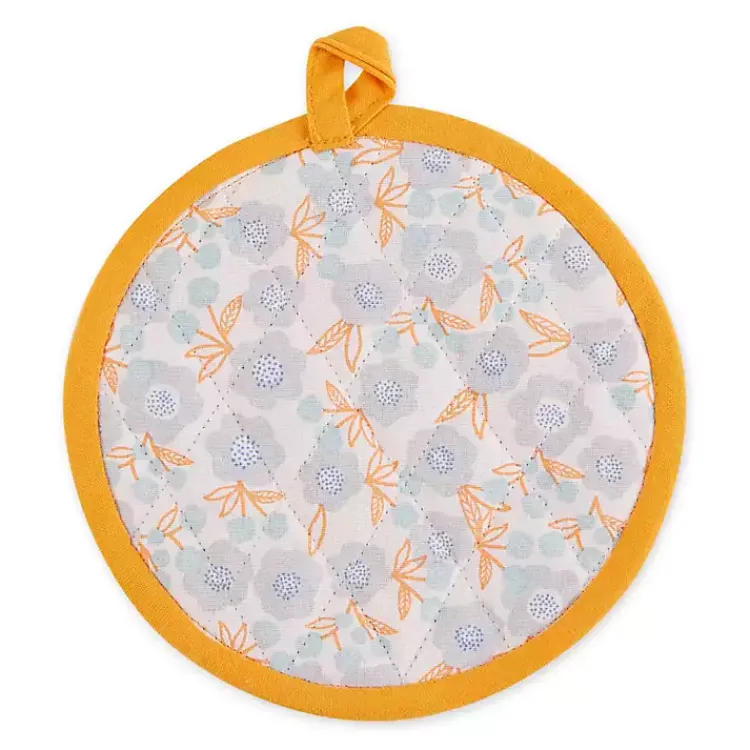 Kirklands Home Kitchen Accessories|Orange 2-pc. Kitchen Towel and Pot Holder Set