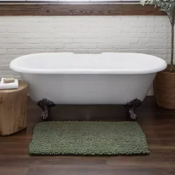 Kirklands Home Bathroom Rugs|Oregano Chenille Bath Mat, 45 in. Green