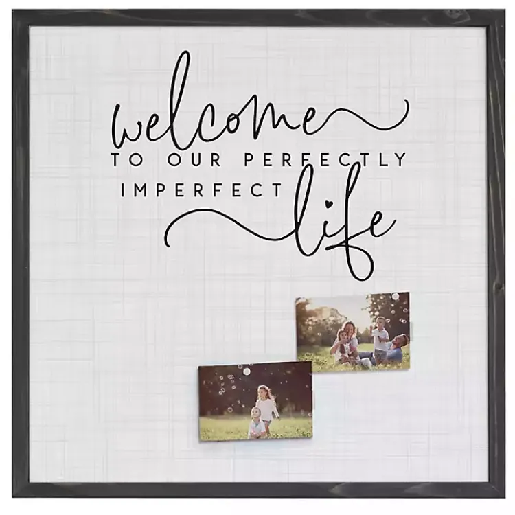 Online Our Perfectly Imperfect Life Framed Pinboard Memo & Chalkboards