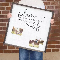 Online Our Perfectly Imperfect Life Framed Pinboard Memo & Chalkboards