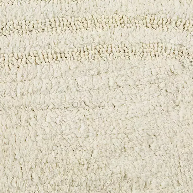 Kirklands Home Bathroom Rugs|Oval Classic Crochet Bath Mat Ivory