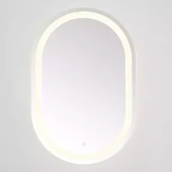 Kirklands Home Decorative Mirrors|Oval Crosby LED Wall Mirror