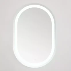 Kirklands Home Decorative Mirrors|Oval Crosby LED Wall Mirror