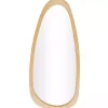 Kirklands Home Decorative Mirrors|Oval Natural Wood Wall Mirror