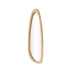 Kirklands Home Decorative Mirrors|Oval Natural Wood Wall Mirror