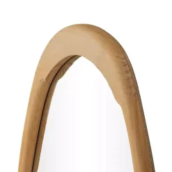 Kirklands Home Decorative Mirrors|Oval Natural Wood Wall Mirror