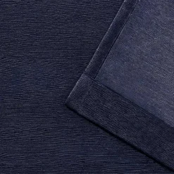 Kirklands Home Curtains & Drapes|Oxford Navy Thermal Curtain Panel Set, 84 in. Blue