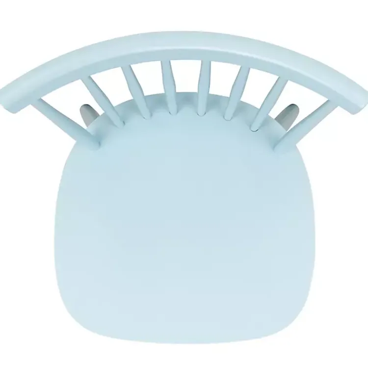 Kirklands Home Dining Chairs|Pale Parker Spindle Dining Chairs, Set of 2 Blue