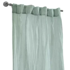 Kirklands Home Curtains & Drapes|Pale Thyme Paloma Curtain Panel, 63 in. Blue