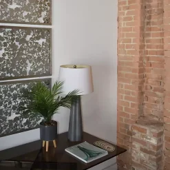 Discount Palm Arrangement in Gray Footed Pot Arrangements & Greenery