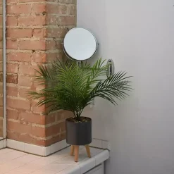 Discount Palm Arrangement in Gray Footed Pot Arrangements & Greenery