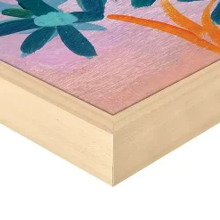 Kirklands Home Framed Art|Palm Heaven Framed Canvas Art Print Multi