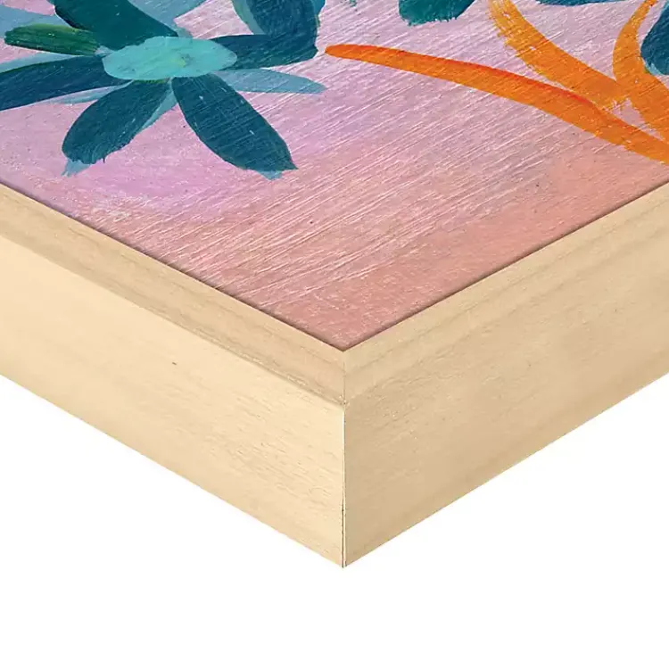 Kirklands Home Framed Art|Palm Heaven Framed Canvas Art Print Multi