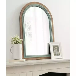 Kirklands Home Decorative Mirrors|Palmer Arch Wood Wall Mirror