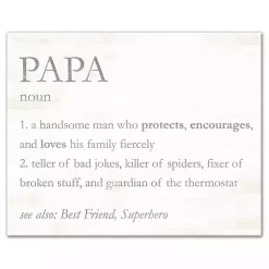 Kirklands Home Wall Quotes & Signs|Papa Definition Wall Plaque