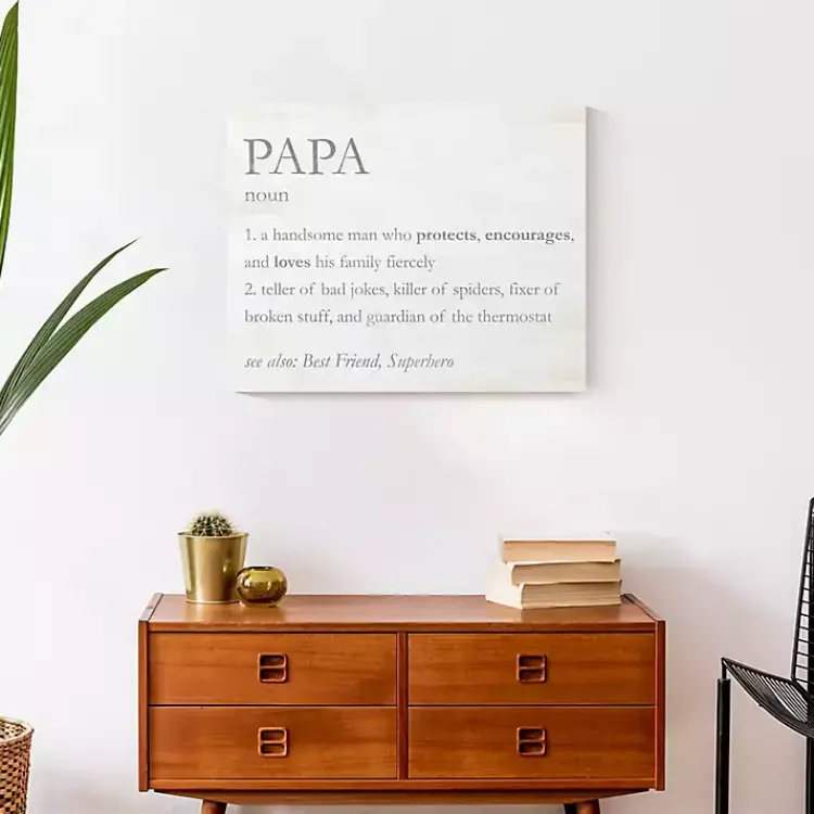 Kirklands Home Wall Quotes & Signs|Papa Definition Wall Plaque