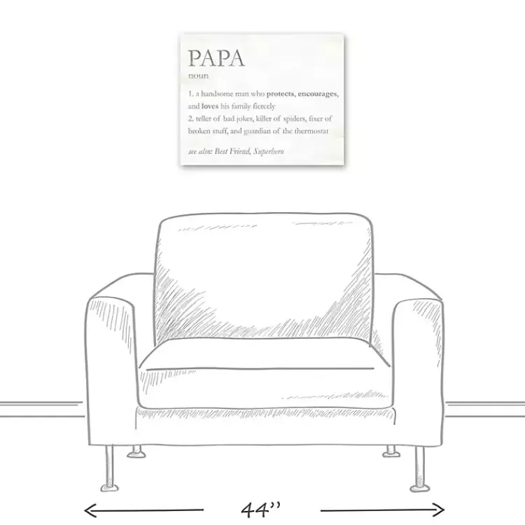 Kirklands Home Wall Quotes & Signs|Papa Definition Wall Plaque