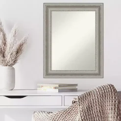 Kirklands Home Decorative Mirrors|Parlor Silver Framed Wall Mirror