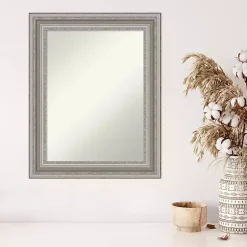 Kirklands Home Decorative Mirrors|Parlor Silver Framed Wall Mirror
