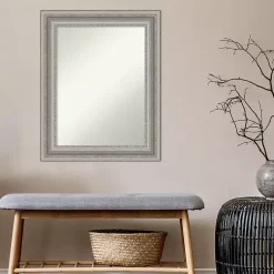 Kirklands Home Decorative Mirrors|Parlor Silver Framed Wall Mirror