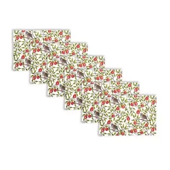 Discount Partridge in a Pear Tree Placemats, Set of 6 Christmas Dining & Entertaining