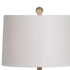 Kirklands Home Table Lamps|Pastel Blue Jada Table Lamp White